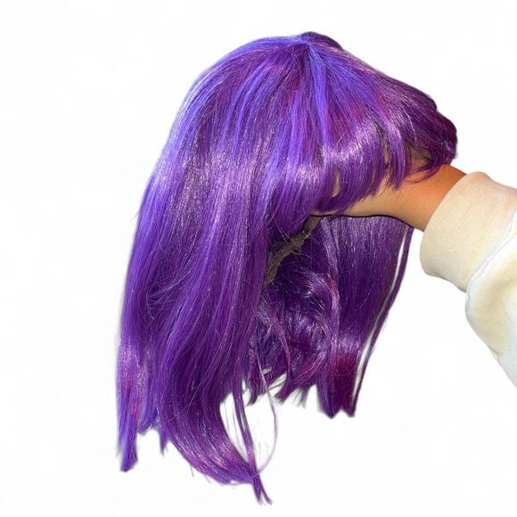 Purple Fashion Pageboy Wig for Costumes or Cosplays - Picture 6 of 6